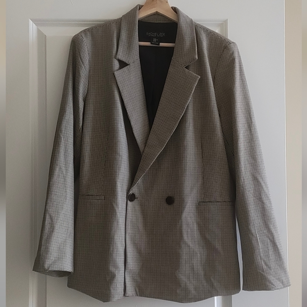 Lightweight Plaid Blazer By Rachel Zoe In XL